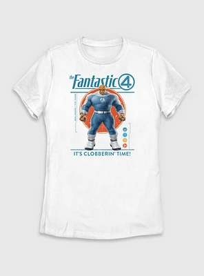 Marvel The Fantastic Four: First Steps It's Clobberin' Time Ben Grimm Thing Womens T-Shirt
