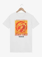 Marvel The Fantastic Four: First Steps Johnny Storm Is Human Torch T-Shirt