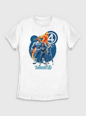 Marvel The Fantastic Four: First Steps Team Womens T-Shirt