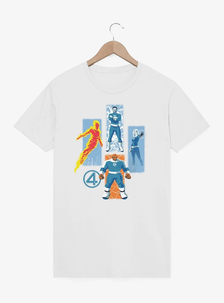 Marvel The Fantastic Four: First Steps Family Of Heroes T-Shirt