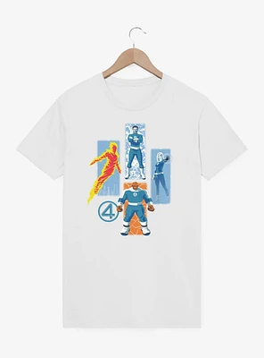 Marvel The Fantastic Four: First Steps Family Of Heroes T-Shirt