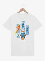 Marvel The Fantastic Four: First Steps Family Of Heroes T-Shirt