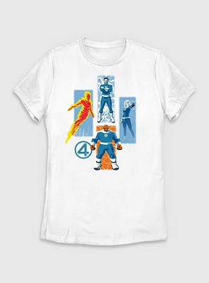 Marvel The Fantastic Four: First Steps Family Of Heroes Womens T-Shirt