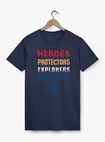 Marvel The Fantastic Four: First Steps Heroes Protectors Explorers Scientists T-Shirt