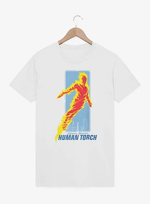 Marvel The Fantastic Four: First Steps Human Torch Johnny Storm T-Shirt