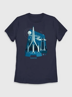 Marvel The Fantastic Four: First Steps Ready For Launch Womens T-Shirt