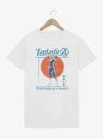 Marvel The Fantastic Four: First Steps Together As A Family Susan Storm Invisible Woman T-Shirt