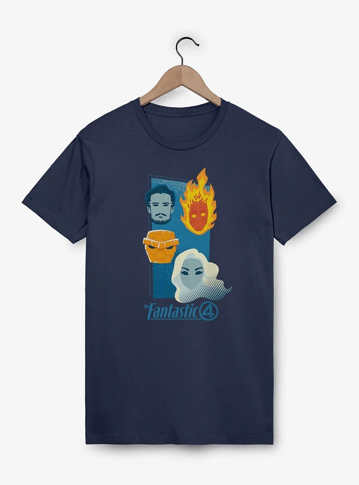 Marvel The Fantastic Four: First Steps Heads T-Shirt