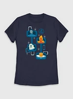 Marvel The Fantastic Four: First Steps Retro Heads Womens T-Shirt