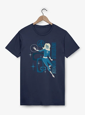 Marvel The Fantastic Four: First Steps Invisible Woman Vintage T-Shirt
