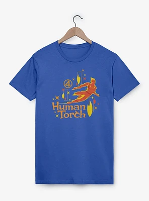 Marvel The Fantastic Four: First Steps Human Torch Vintage T-Shirt