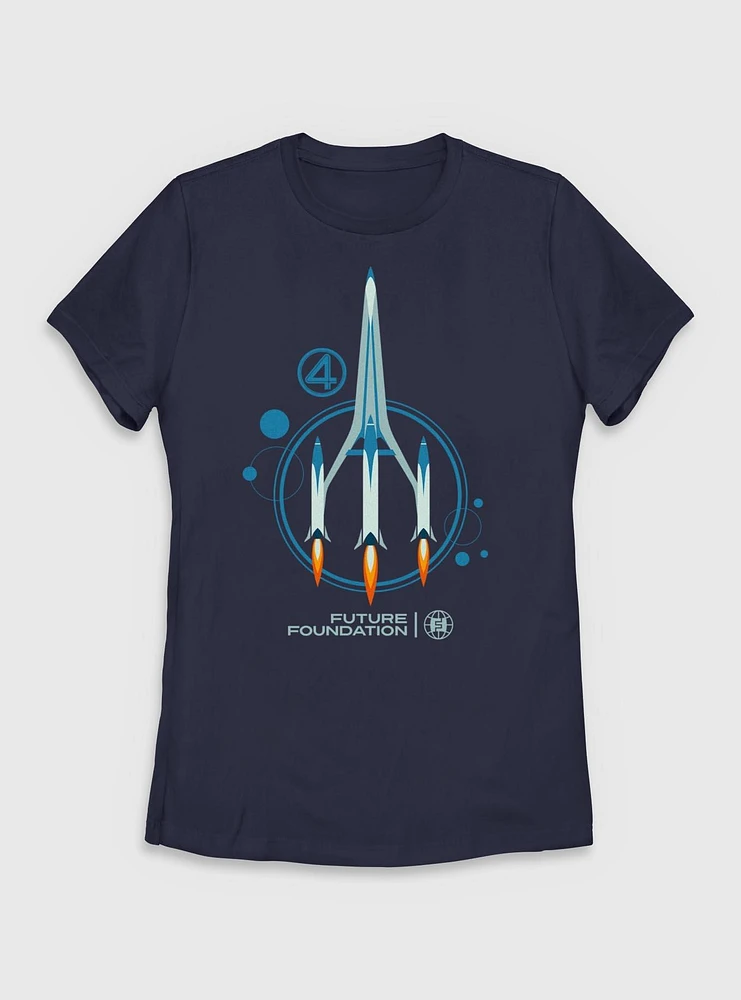 Marvel The Fantastic Four: First Steps Future Foundation Rocket Womens T-Shirt