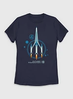 Marvel The Fantastic Four: First Steps Future Foundation Rocket Womens T-Shirt