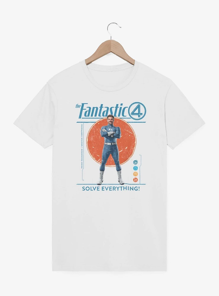 Marvel The Fantastic Four: First Steps Solve Everything Reed Richards Mister T-Shirt