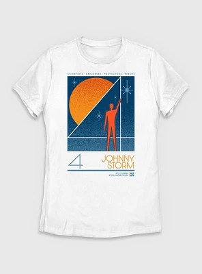 Marvel The Fantastic Four: First Steps Future Foundation Johnny Storm Womens T-Shirt