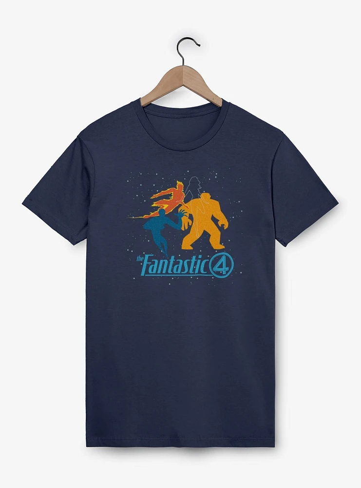 Marvel The Fantastic Four: First Steps Team Silhouette T-Shirt