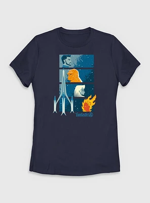 Marvel The Fantastic Four: First Steps Project Womens T-Shirt