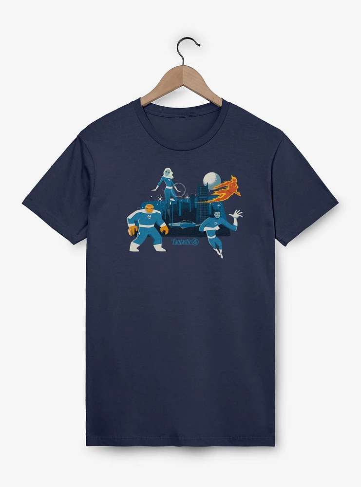 Marvel The Fantastic Four: First Steps City T-Shirt