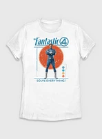 Marvel The Fantastic Four: First Steps Solve Everything Reed Richards Mister Womens T-Shirt
