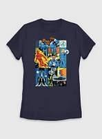 Marvel The Fantastic Four: First Steps Classic Four Womens T-Shirt