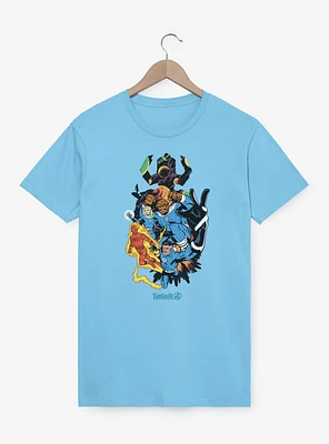 Marvel The Fantastic Four: First Steps Galactus Vs. Four T-Shirt