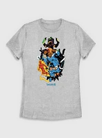 Marvel The Fantastic Four: First Steps Galactus Vs. Four Womens T-Shirt