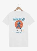 Marvel The Fantastic Four: First Steps Flame On Johnny Storm Human Torch T-Shirt