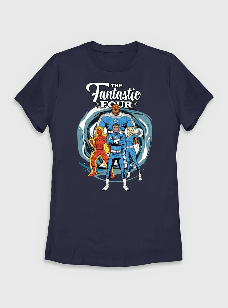 Marvel The Fantastic Four: First Steps Power Pose Womens T-Shirt