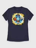 Marvel The Fantastic Four: First Steps Cosmic Explorers Womens T-Shirt