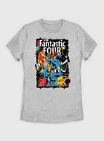 Marvel The Fantastic Four: First Steps Scientists, Explorers, Protectors, Heroes Comic Womens T-Shirt