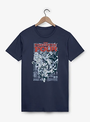 Marvel The Fantastic Four: First Steps Together As A Family T-Shirt