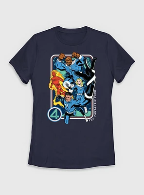 Marvel The Fantastic Four: First Steps Vintage Heroes Womens T-Shirt