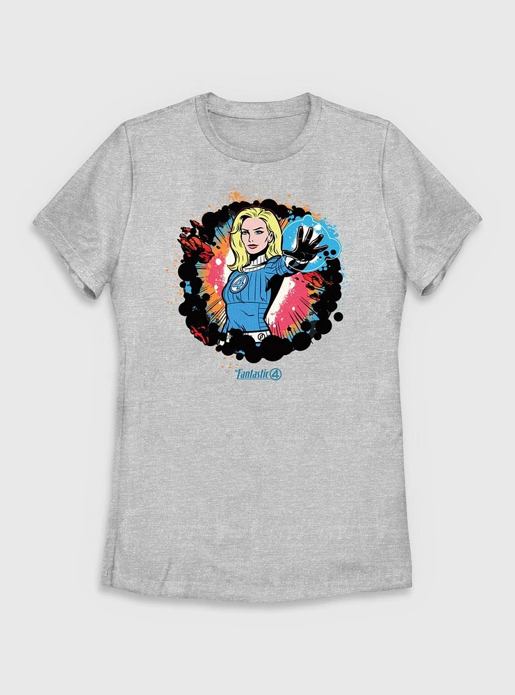 Marvel The Fantastic Four: First Steps Sue Storm Invisible Woman Power Womens T-Shirt