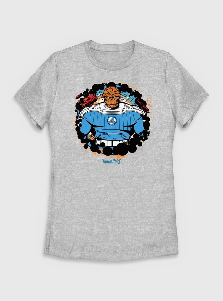 Marvel The Fantastic Four: First Steps Ben Grimm Thing Power Womens T-Shirt