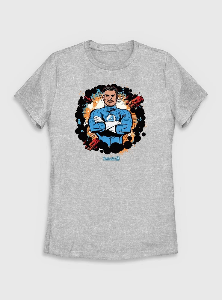 Marvel The Fantastic Four: First Steps Reed Richards Mister Power Womens T-Shirt