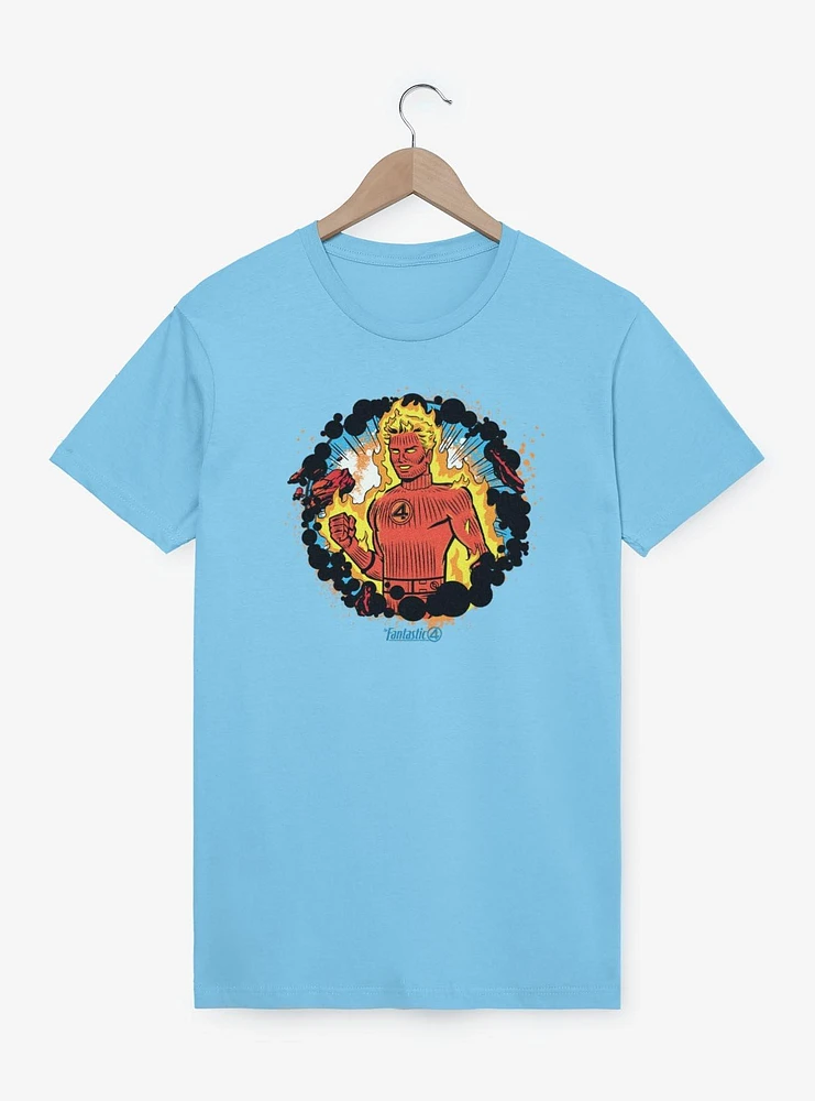 Marvel The Fantastic Four: First Steps Johnny Storm Human Torch Power T-Shirt