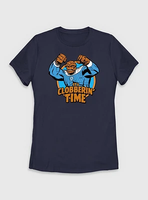 Marvel The Fantastic Four: First Steps Thing It's Clobberin' Time Womens T-Shirt