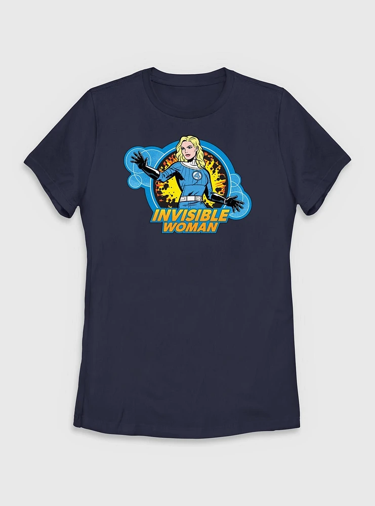 Marvel The Fantastic Four: First Steps Invisible Woman Power Womens T-Shirt