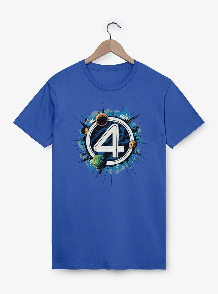 Marvel The Fantastic Four: First Steps Planets Logo T-Shirt