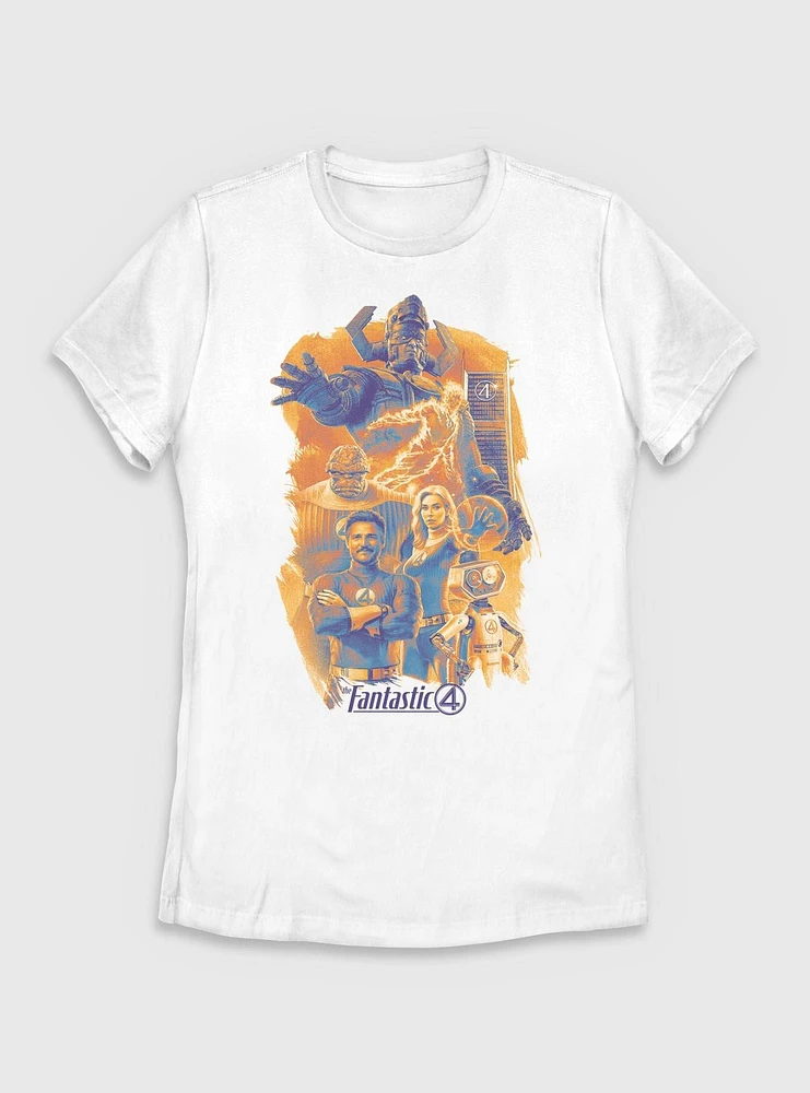 Marvel The Fantastic Four: First Steps Poster Womens T-Shirt