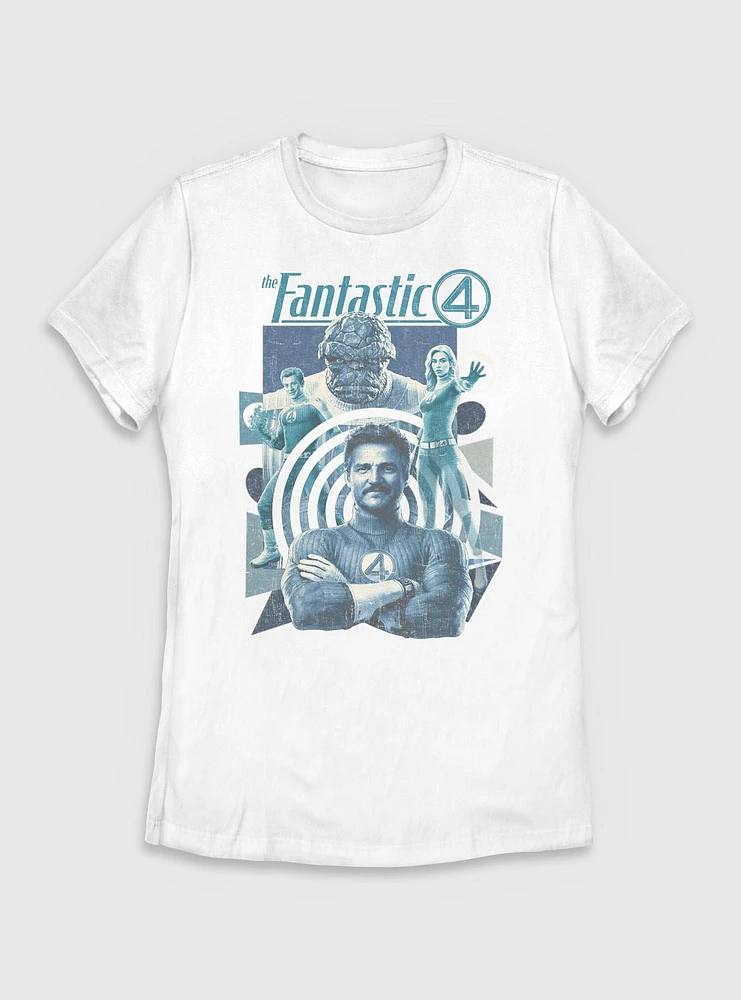 Marvel The Fantastic Four: First Steps Greatest Heroes Womens T-Shirt