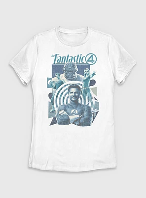 Marvel The Fantastic Four: First Steps Greatest Heroes Womens T-Shirt