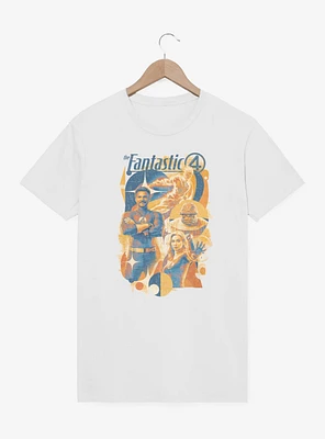 Marvel The Fantastic Four: First Steps Retro Poster T-Shirt