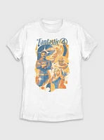Marvel The Fantastic Four: First Steps Retro Poster Womens T-Shirt