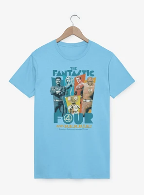 Marvel The Fantastic Four: First Steps Heroes & H.E.R.B.I.E. T-Shirt