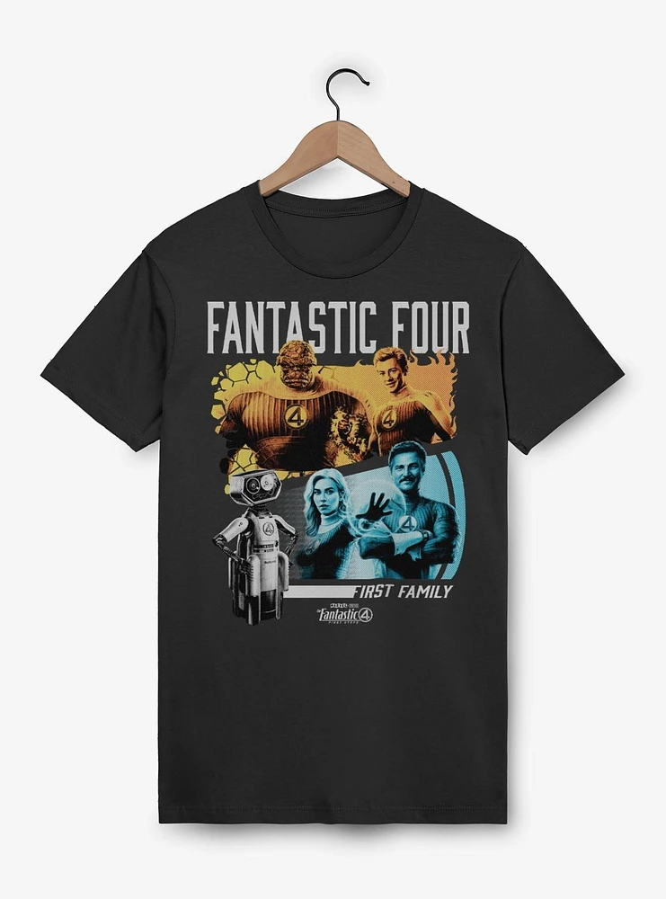 Marvel The Fantastic Four: First Steps Family & H.E.R.B.I.E. T-Shirt
