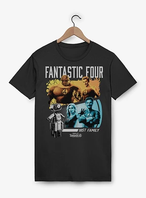Marvel The Fantastic Four: First Steps Family & H.E.R.B.I.E. T-Shirt
