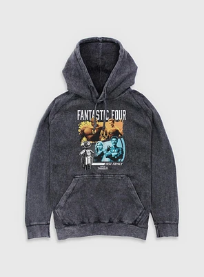 Marvel The Fantastic Four: First Steps Family & H.E.R.B.I.E. Mineral Wash Hoodie