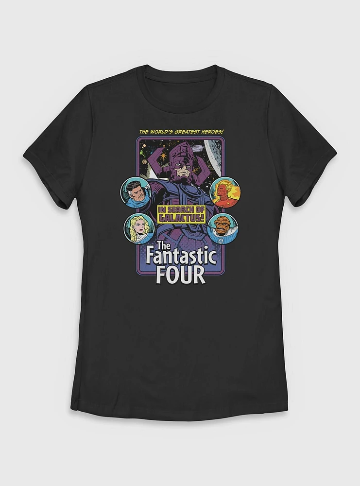 Marvel The Fantastic Four: First Steps Search Of Galactus Womens T-Shirt