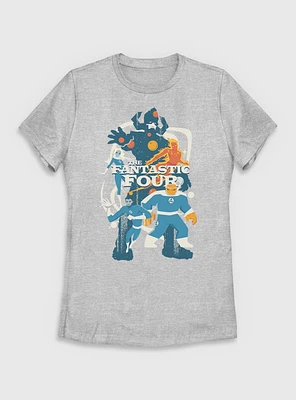 Marvel The Fantastic Four: First Steps Four Vs. Galactus Womens T-Shirt